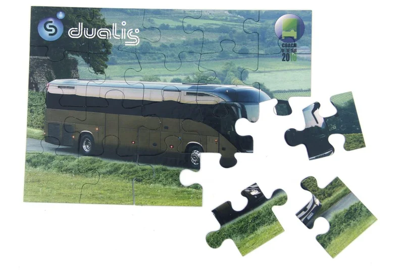 Djelomično složena puzzla izrađena za poslovnog klijenta